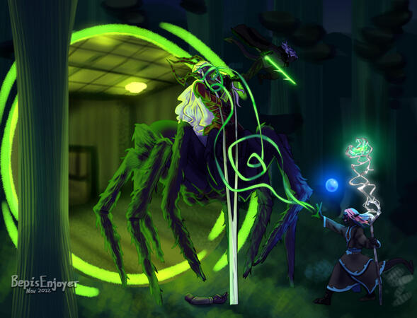 My largest commission to this date, taking 9-10 hours